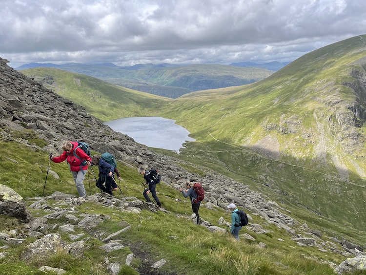 Fairfield and deepdale horseshoe lake district