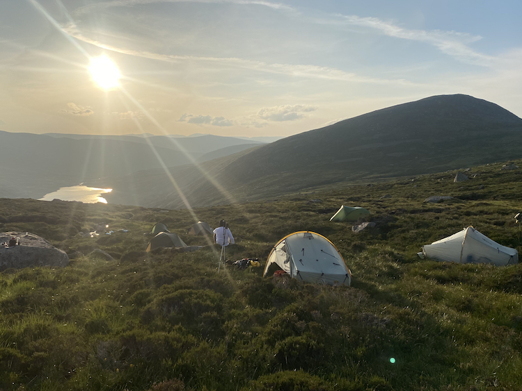 wild camping Scotland lochnagar