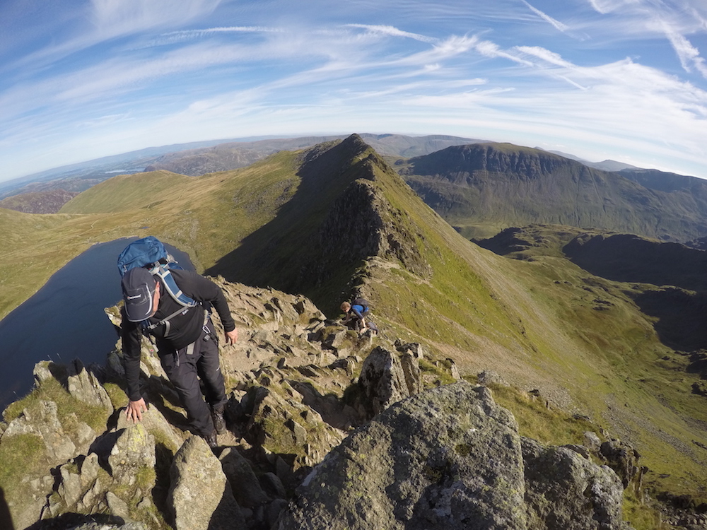 Guided Mountain Walk Helvellyn Striding Edge Lake District | TeamWalking