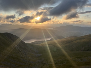 Mountain Walk - Helvellyn Midsummer Sunset