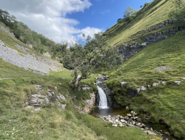 waterfalls buckden gill yorkshire dales