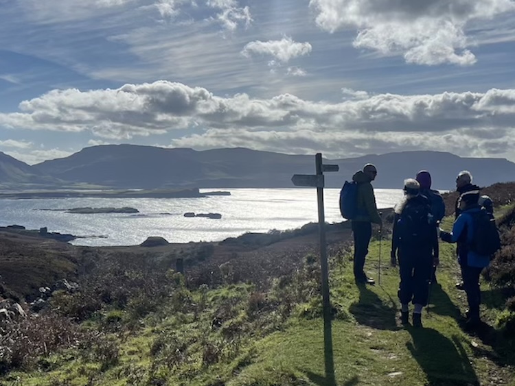 Isle of Mull walking week Scotland teamwalking