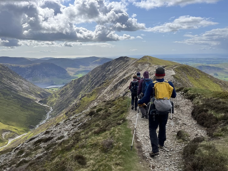 Walking the Wainwrights North Western Fells with Mark Reid TeamWalking