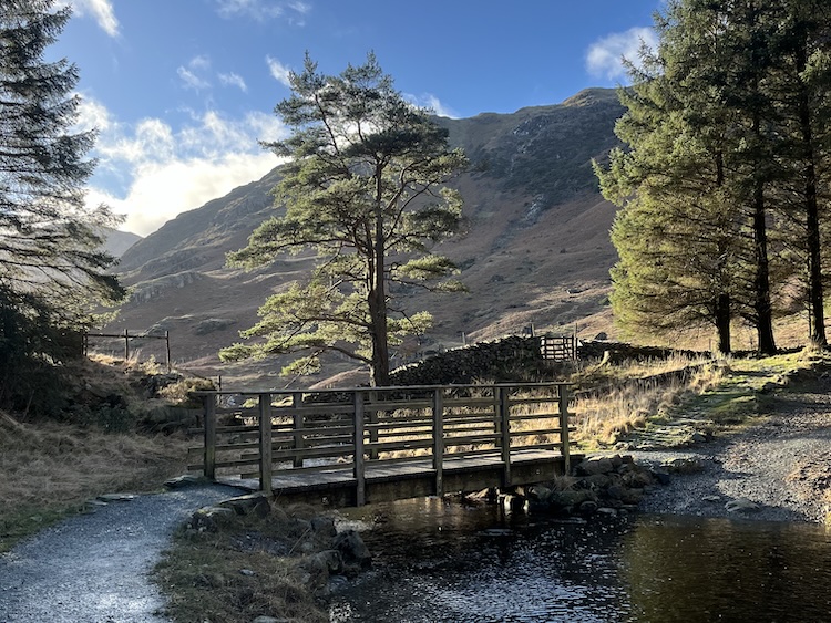 Lake District winter backpacking weekend Great Langdale