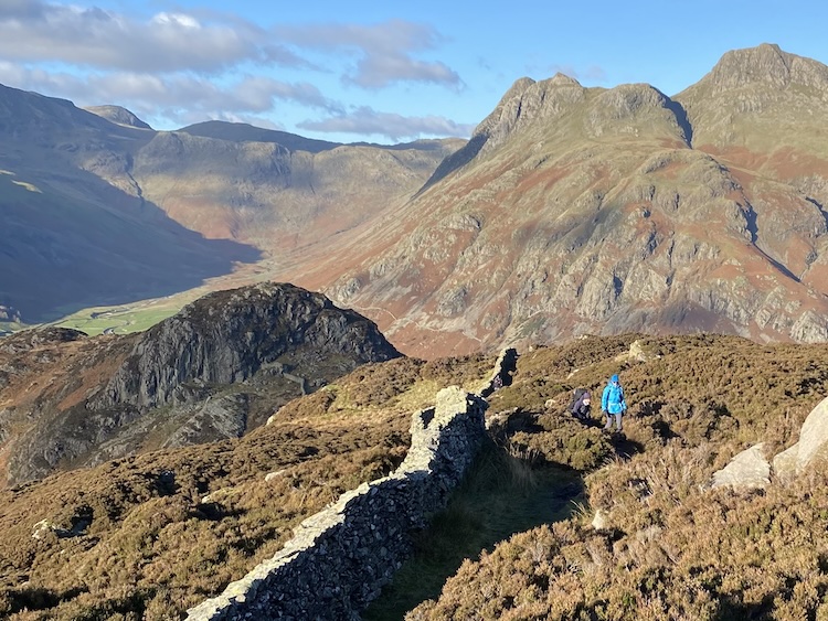 Lake District winter backpacking weekend Great Langdale