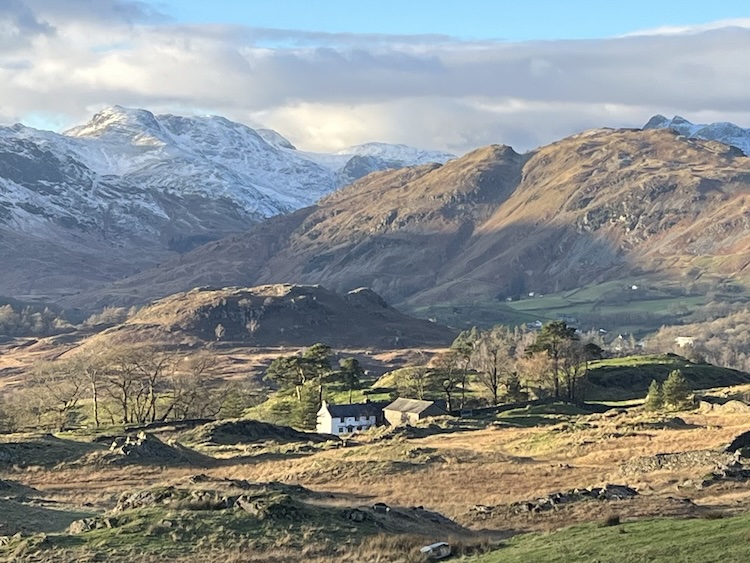 Lake District winter backpacking weekend Great Langdale